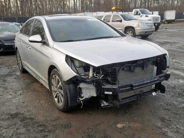 5NPE34AF9GH317974 - 2016 HYUNDAI SONATA SPO SILVER photo 1