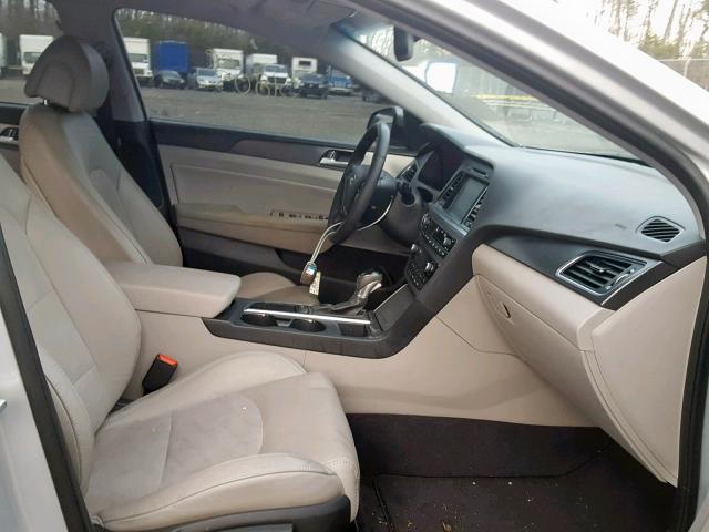 5NPE34AF9GH317974 - 2016 HYUNDAI SONATA SPO SILVER photo 5