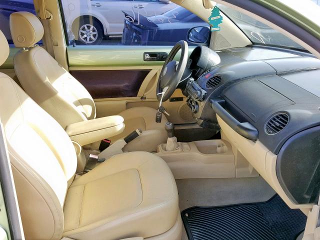 3VWRW31C27M502951 - 2007 VOLKSWAGEN NEW BEETLE Yaşıl foto 5