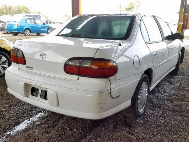 1G1ND52J7Y6227376 - 2000 CHEVROLET MALIBU WHITE photo 4