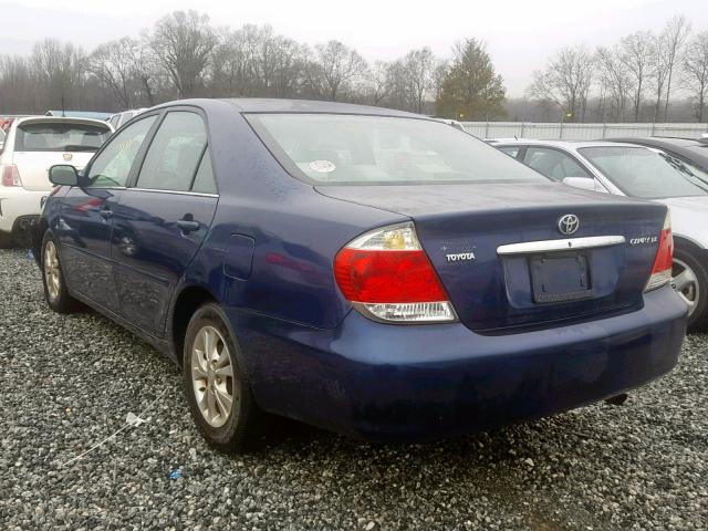 4T1BE32K96U152690 - 2006 TOYOTA CAMRY LE BLUE photo 3