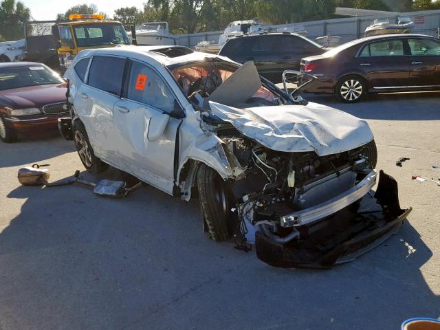 5J6RW1H89JL004547 - 2018 HONDA CR-V EXL WHITE photo 1