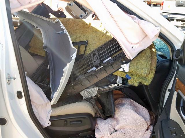 5J6RW1H89JL004547 - 2018 HONDA CR-V EXL WHITE photo 5