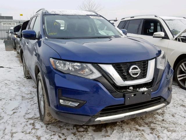 5N1AT2MV6HC792688 - 2017 NISSAN ROGUE SV BLUE photo 1