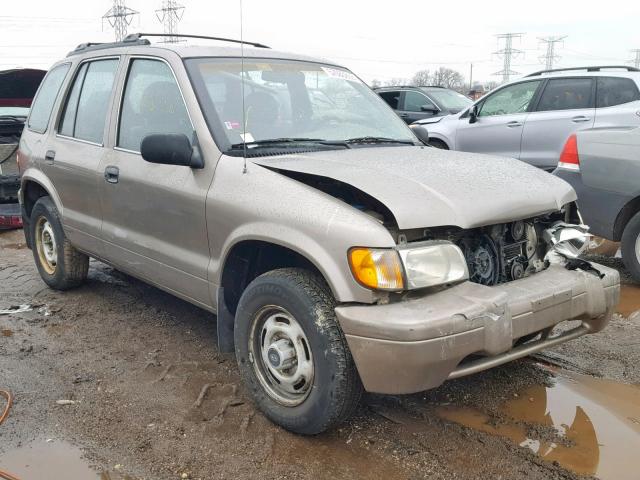 KNDJB723415042612 - 2001 KIA SPORTAGE BEIGE photo 1