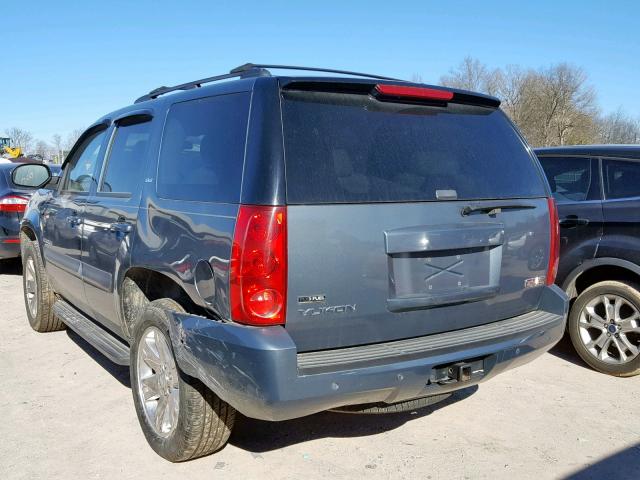 1GKFK13048J181300 - 2008 GMC YUKON GRAY photo 3