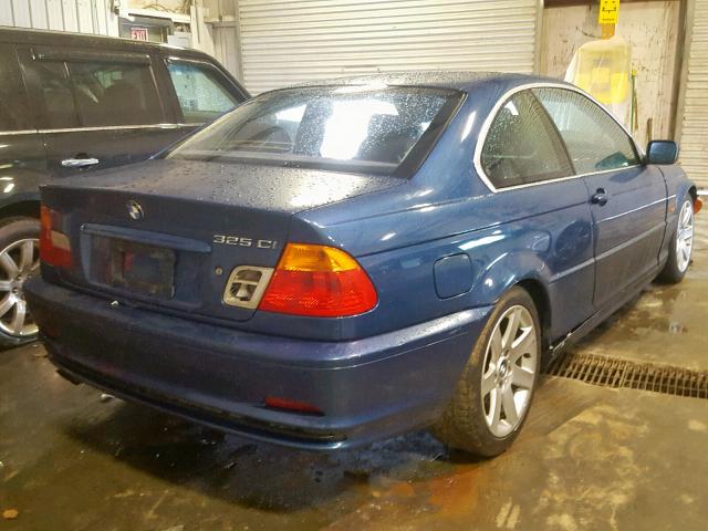 WBABN33411JW55206 - 2001 BMW 325 CI BLUE photo 4