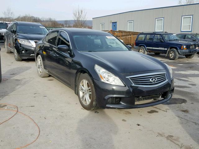 JN1CV6AR1CM675354 - 2012 INFINITI G37 BLACK photo 1