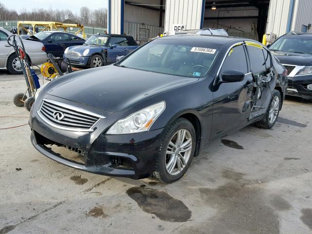 JN1CV6AR1CM675354 - 2012 INFINITI G37 BLACK photo 2