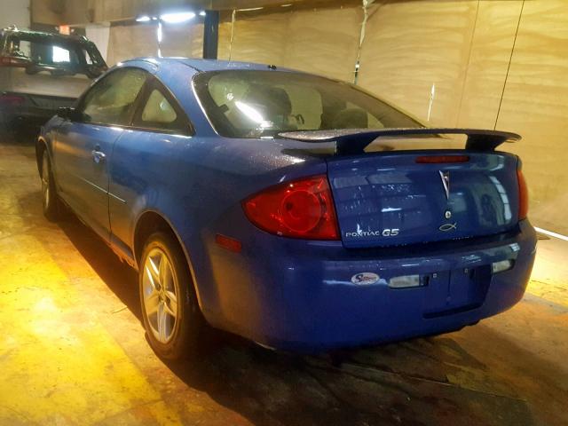 1G2AL18F287143288 - 2008 PONTIAC G5 BLUE photo 3