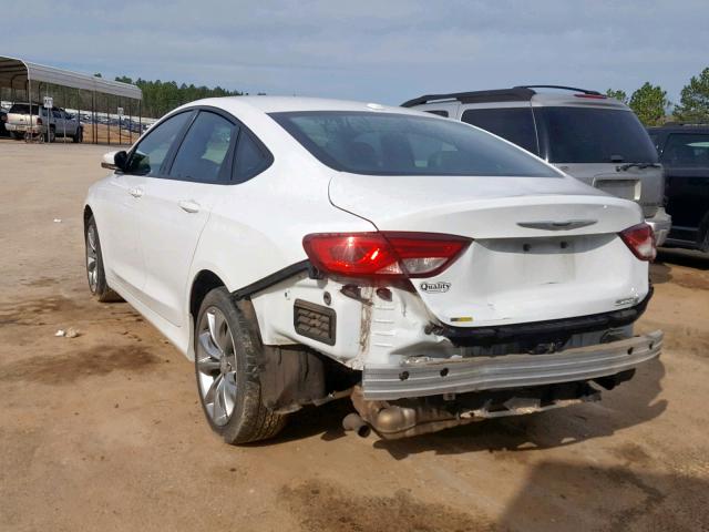 1C3CCCBB4FN585394 - 2015 CHRYSLER 200 S WHITE photo 3