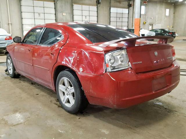 2B3CA3CV0AH188536 - 2010 DODGE CHARGER SX RED photo 3