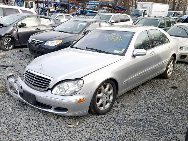 WDBNG84J83A363324 - 2003 MERCEDES-BENZ S 500 4MAT SILVER photo 2