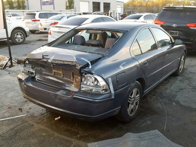 YV1RS592962554681 - 2006 VOLVO S60 2.5T GRAY photo 4