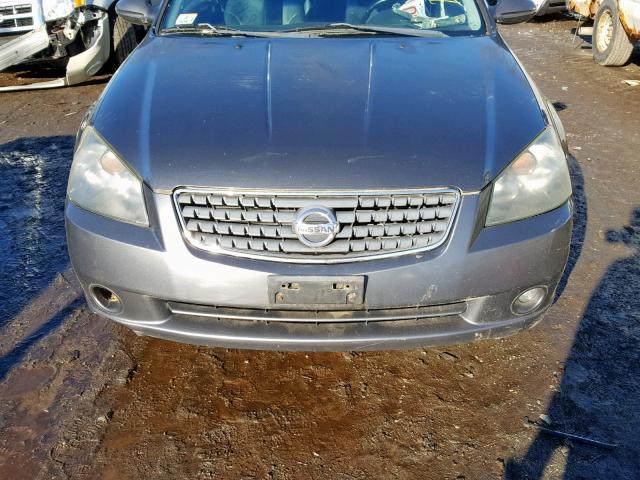 1N4BL11D55C313239 - 2005 NISSAN ALTIMA SE GRAY photo 9