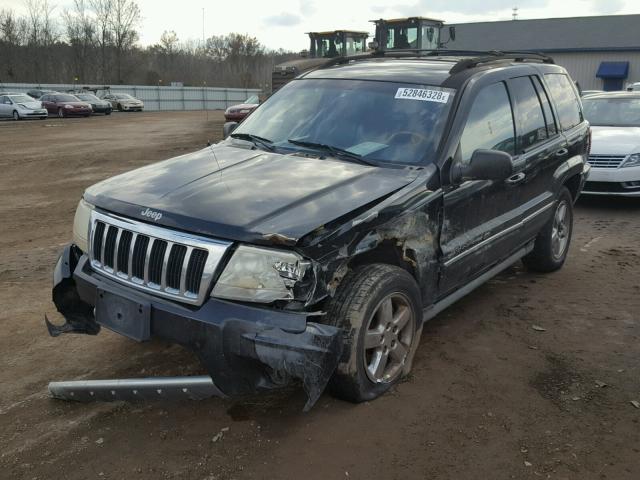 1J8GW68J44C229548 - 2004 JEEP GRAND CHER BLACK photo 2