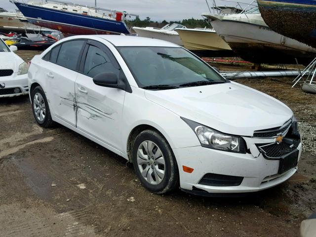 1G1PA5SH9E7353632 - 2014 CHEVROLET CRUZE LS WHITE photo 1