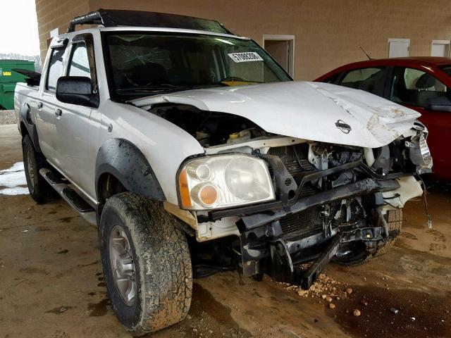 1N6ED27T81C302459 - 2001 NISSAN FRONTIER C WHITE photo 1