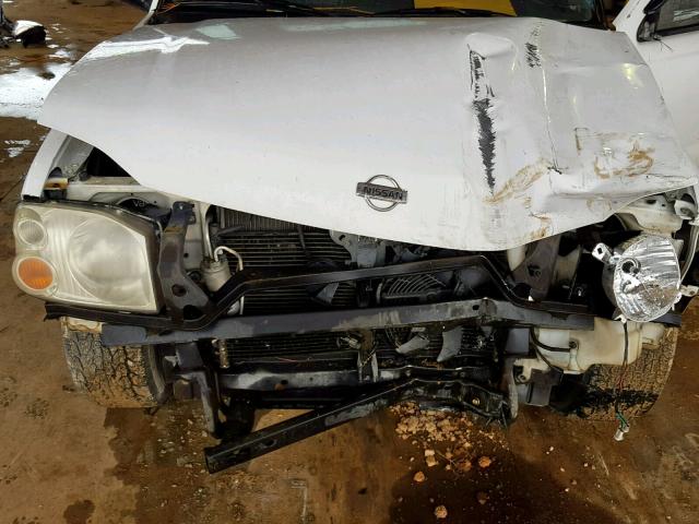 1N6ED27T81C302459 - 2001 NISSAN FRONTIER C WHITE photo 7