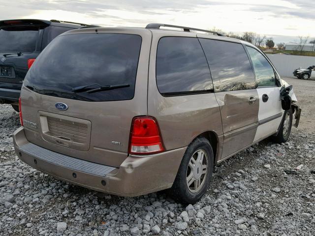 2FMDA52264BA43543 - 2004 FORD FREESTAR S GOLD photo 4