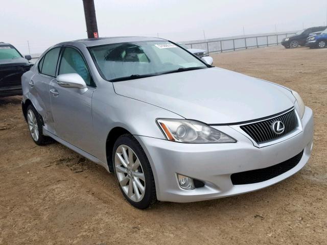 JTHCF5C20A2034479 - 2010 LEXUS IS 250 SILVER photo 1