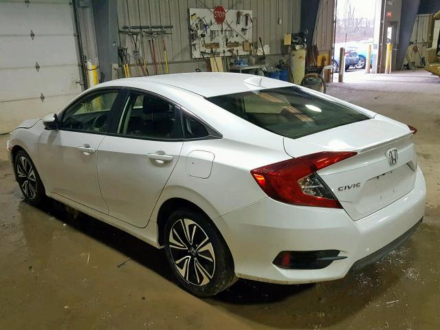 JHMFC1F79JX011145 - 2018 HONDA CIVIC EXL WHITE photo 3