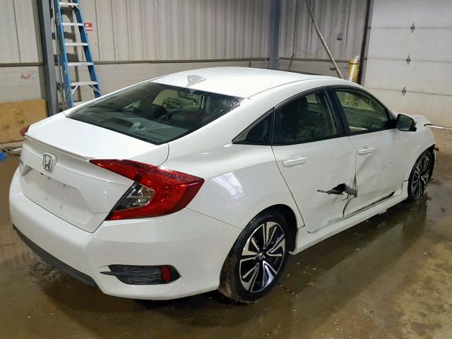 JHMFC1F79JX011145 - 2018 HONDA CIVIC EXL WHITE photo 4