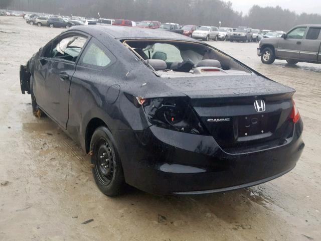 2HGFG3B54DH509981 - 2013 HONDA CIVIC LX BLACK photo 3