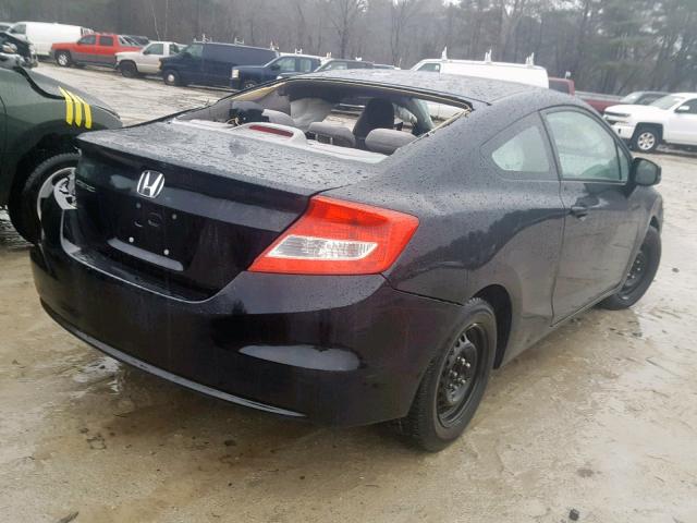 2HGFG3B54DH509981 - 2013 HONDA CIVIC LX BLACK photo 4