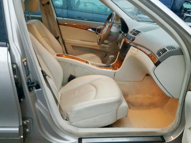 WDBUF82JX5X176359 - 2005 MERCEDES-BENZ E 320 4MAT TAN photo 5