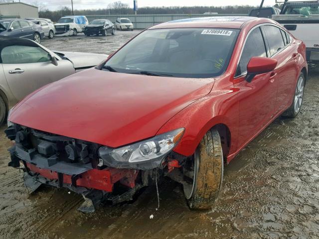 JM1GJ1T53F1205811 - 2015 MAZDA 6 TOURING RED photo 2