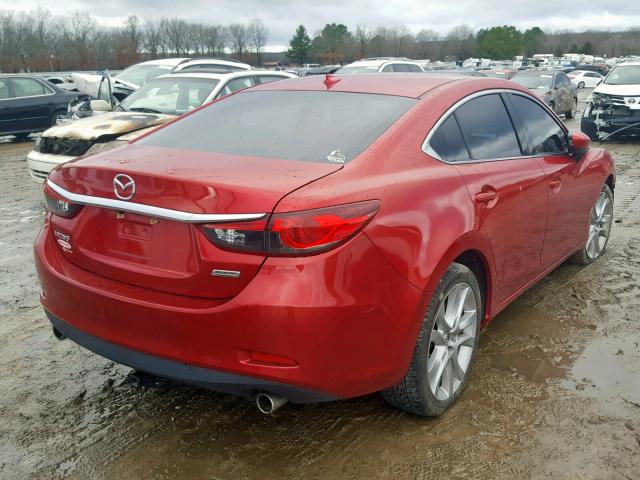 JM1GJ1T53F1205811 - 2015 MAZDA 6 TOURING RED photo 4