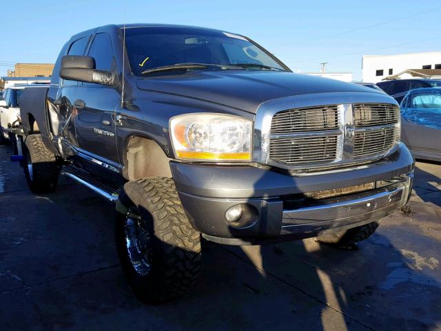 3D7KS29C06G157615 - 2006 DODGE RAM 2500 GRAY photo 1