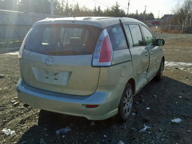 JM1CR293180311119 - 2008 MAZDA 5 GREEN photo 4