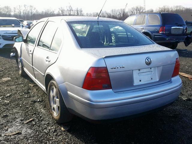 3VWSC29M1YM045942 - 2000 VOLKSWAGEN JETTA GLS GRAY photo 3