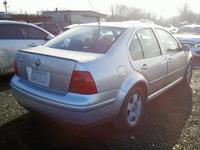 3VWSC29M1YM045942 - 2000 VOLKSWAGEN JETTA GLS GRAY photo 4