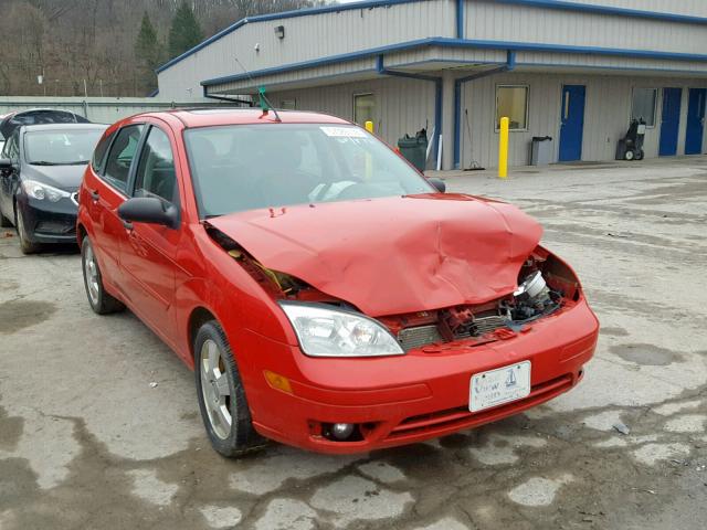 1FAFP37N87W311892 - 2007 FORD FOCUS ZX5 RED photo 1