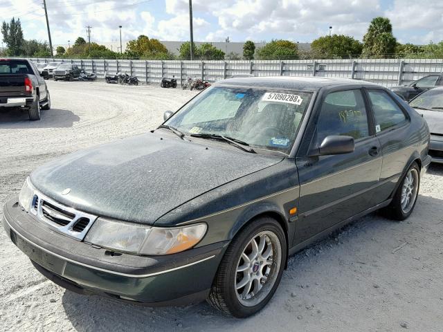 YS3DF38NXT2023028 - 1996 SAAB 900 SE TUR GREEN photo 2