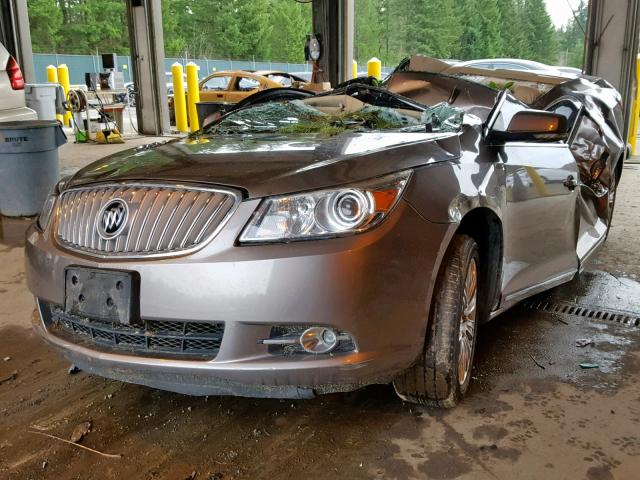 1G4GD5GDXBF319930 - 2011 BUICK LACROSSE C GRAY photo 2