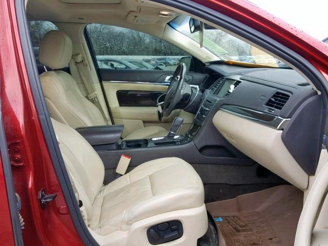 1LNHL9DK2DG616284 - 2013 LINCOLN MKS MAROON photo 5
