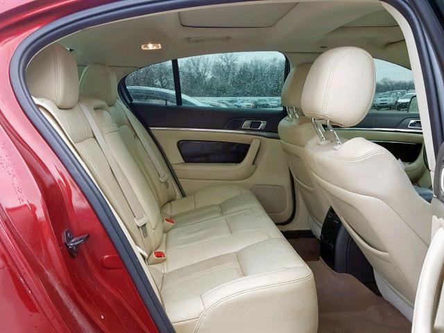 1LNHL9DK2DG616284 - 2013 LINCOLN MKS MAROON photo 6