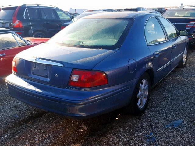 1MEFM50U32G635625 - 2002 MERCURY SABLE GS BLUE photo 4