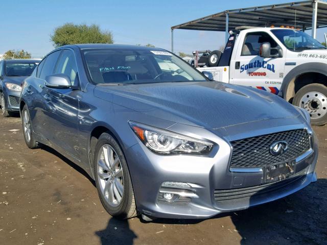 JN1BV7AP3FM355988 - 2015 INFINITI Q50 BASE BLUE photo 1