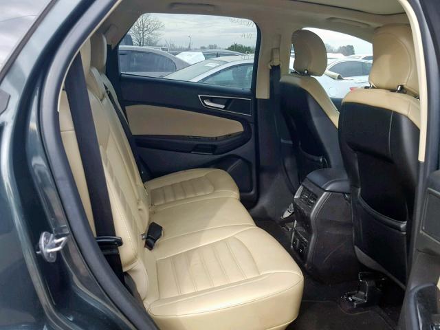 2FMTK3J93FBB75996 - 2015 FORD EDGE SEL GRAY photo 6