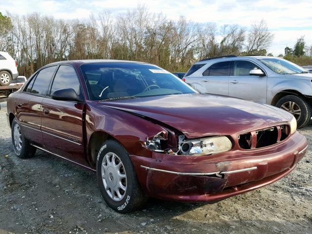 2G4WS52J621273888 - 2002 BUICK CENTURY CU BURGUNDY photo 1