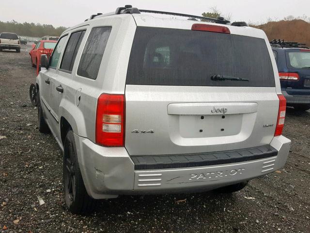 1J8FF48W77D279001 - 2007 JEEP PATRIOT LI GRAY photo 3