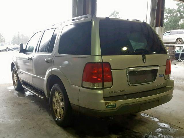5LMEU68H35ZJ11144 - 2005 LINCOLN AVIATOR 银色 照片 3