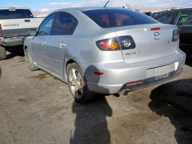 JM1BK323951231475 - 2005 MAZDA 3 S SILVER photo 3