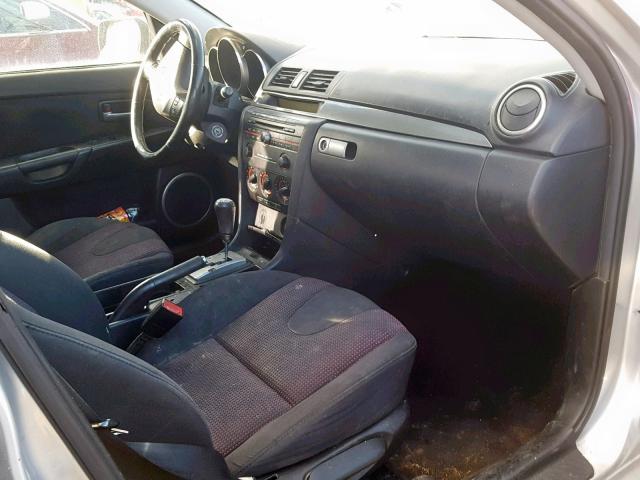 JM1BK323951231475 - 2005 MAZDA 3 S SILVER photo 5