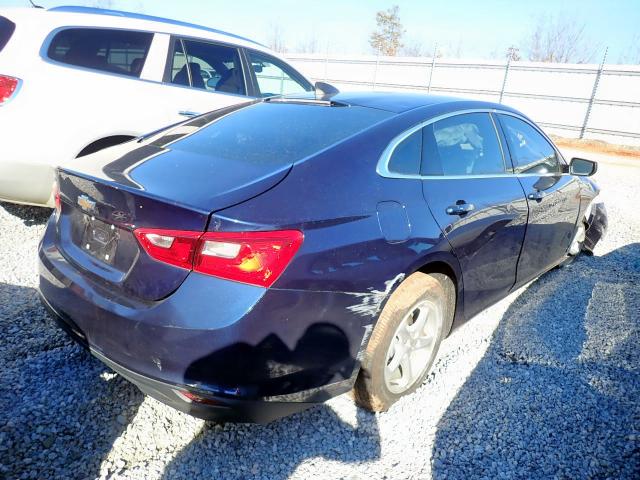 1G1ZB5ST0JF176317 - 2018 CHEVROLET MALIBU LS BLUE photo 4
